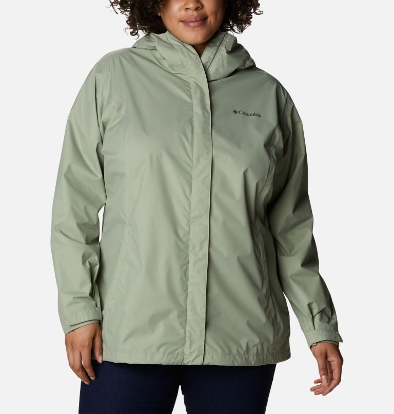 Columbia Arcadia II Jakke Dame Olivengrønne | Plus Size 16905C